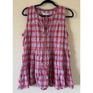 Women's Anthropologie Pilcro Neve Tiered Blouse Size Medium Cottagecore